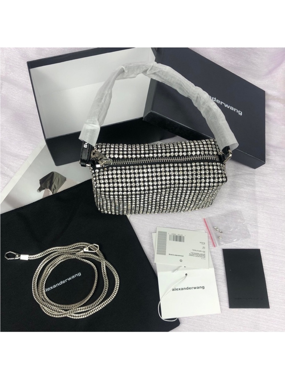 Alexander Wang Heiress
Crystal Silver Mini Bag, NWT - Picture 8 of 17